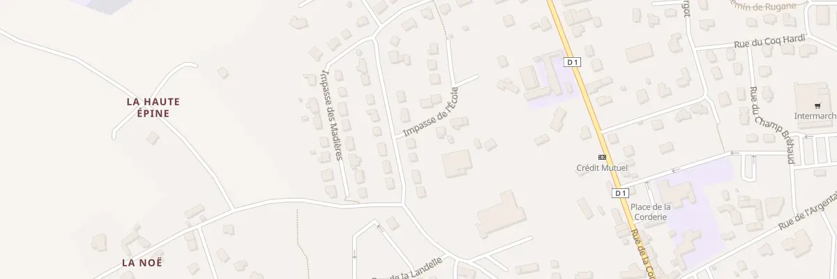 Plan du 21 Rue des Madières à Quessoy