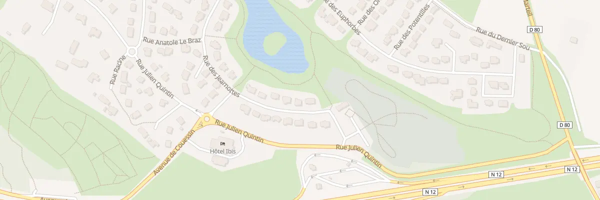 Plan du 23 Rue des Jearnottes à Yffiniac
