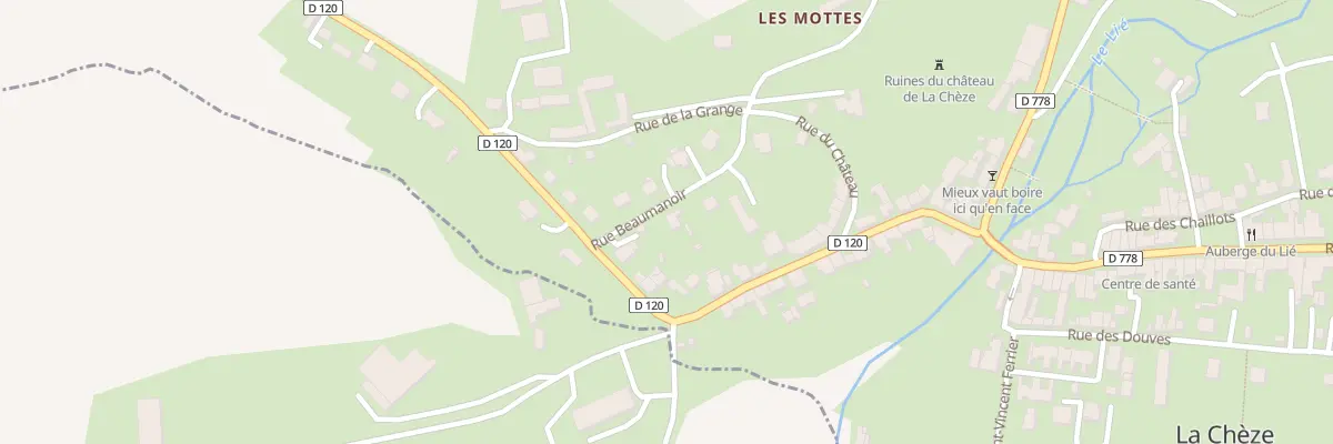 Plan du 4 Rue Beaumanoir à La Chèze