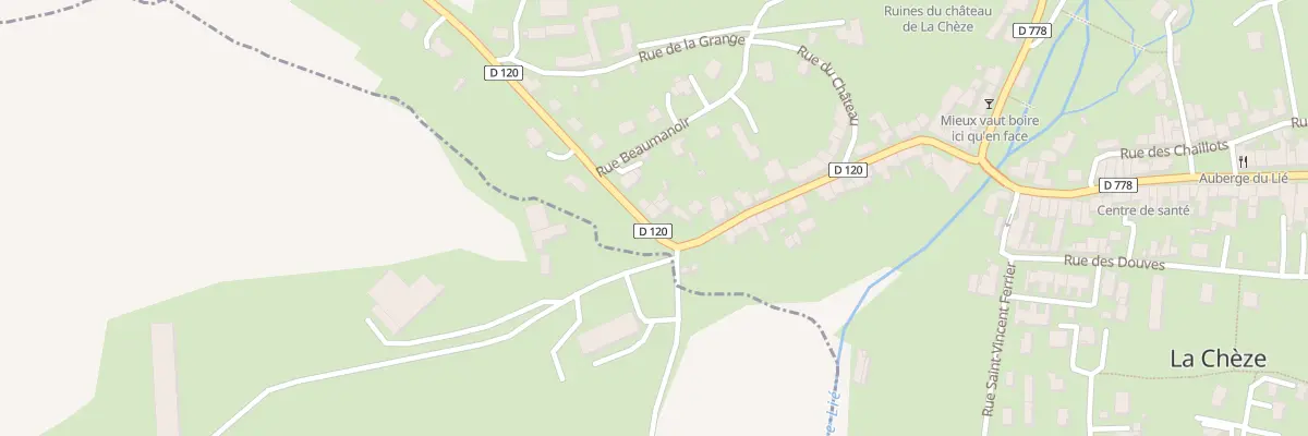 Plan du 28 Rue de Rohan à La Chèze