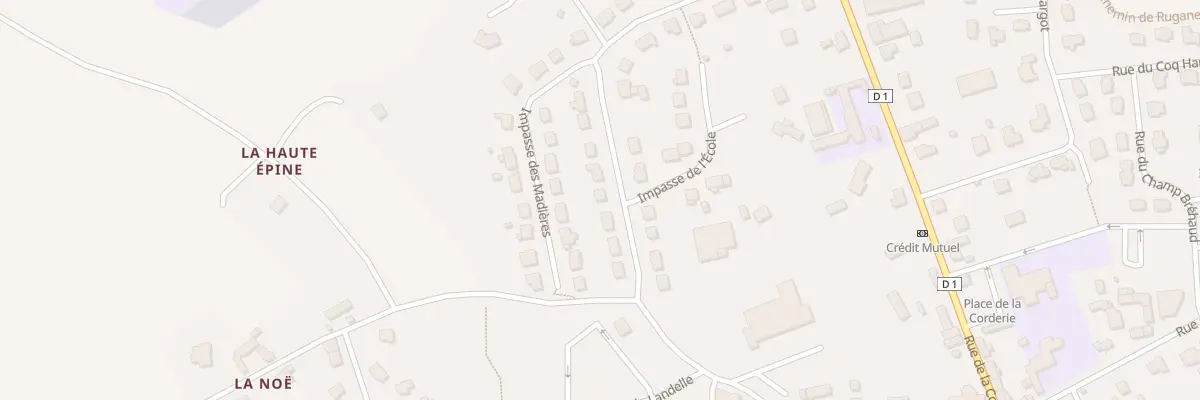 Plan du 22 Rue des Madières à Quessoy