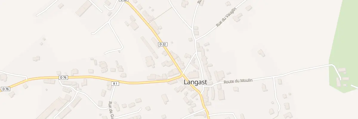 Plan du 6B Rue de la Mairie Langast à Plouguenast-Langast