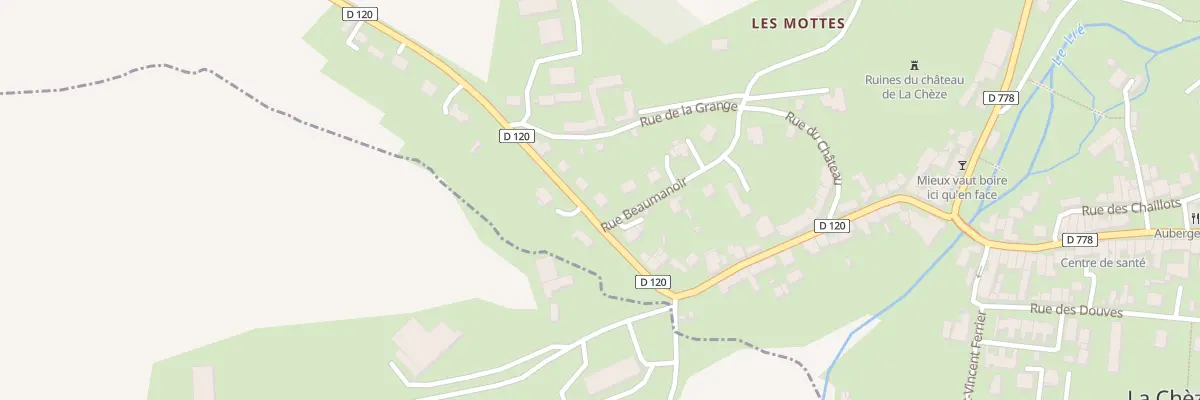 Plan du 1 Rue Beaumanoir à La Chèze