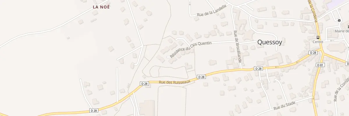 Plan du 1 Res du Clos Quentin à Quessoy