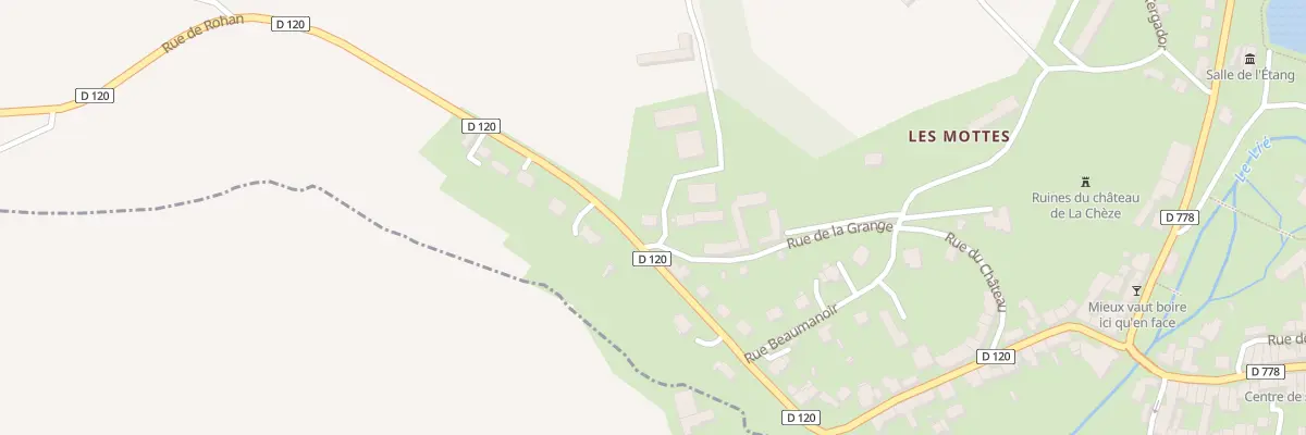 Plan du 6 Rue de la Grange à La Chèze