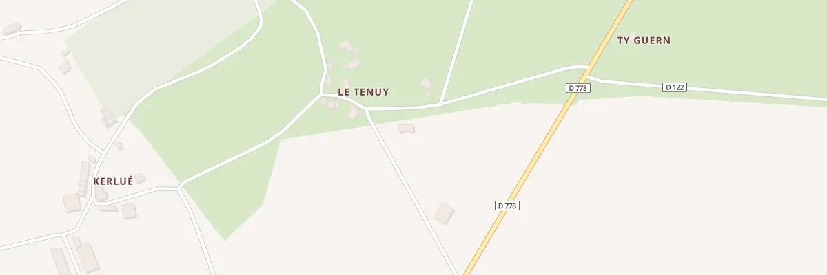 Plan du 5224 Le Tenuy à Billio