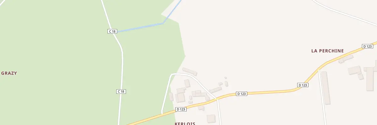 Plan du 5090 Kerlois à Guéhenno