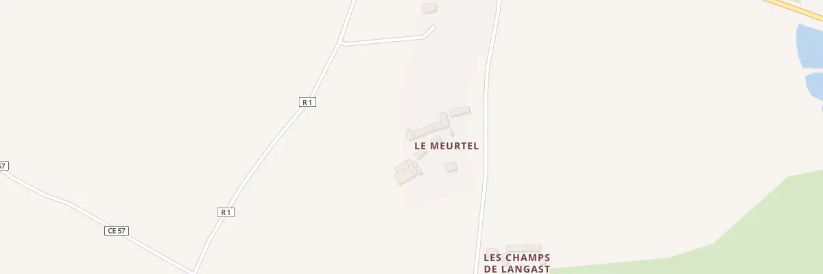 Plan du 5204 Le Meurtel Langast à Plouguenast-Langast