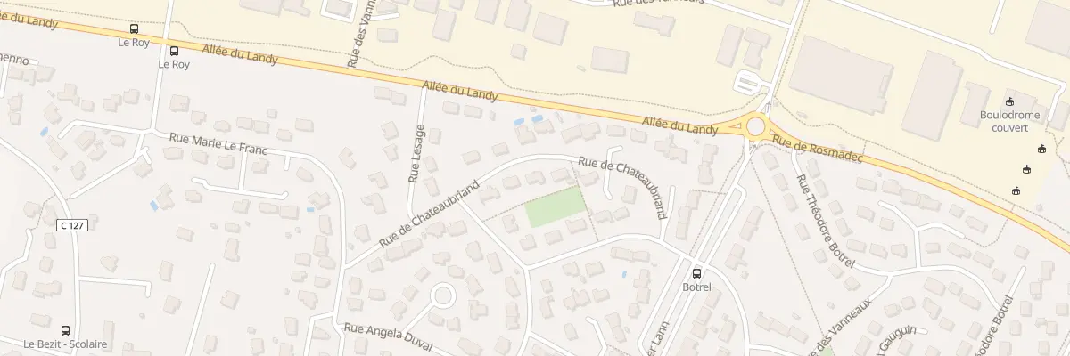 Plan du 11 Rue de Chateaubriand à Theix-Noyalo