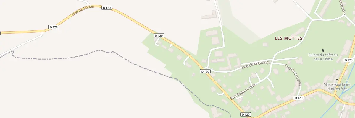 Plan du 39 Rue de Rohan à La Chèze