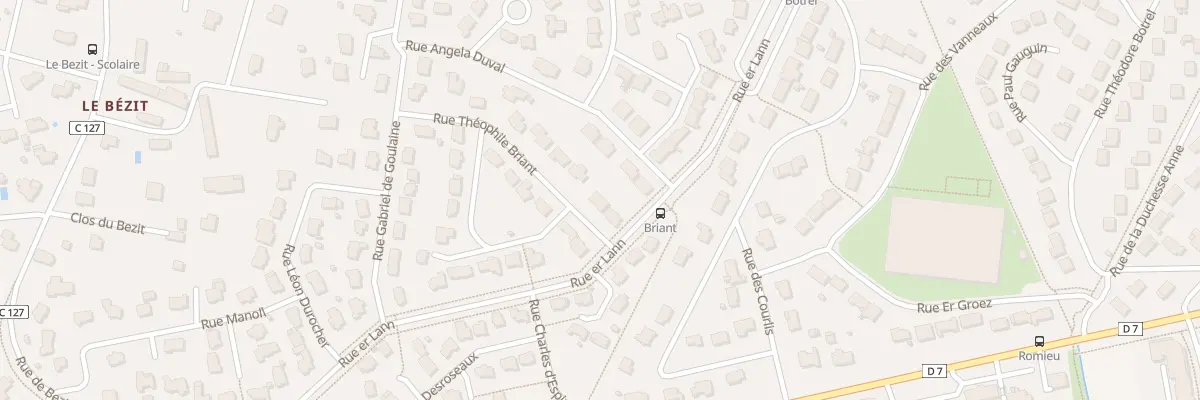 Plan du 4 Rue Theophile Briant à Theix-Noyalo