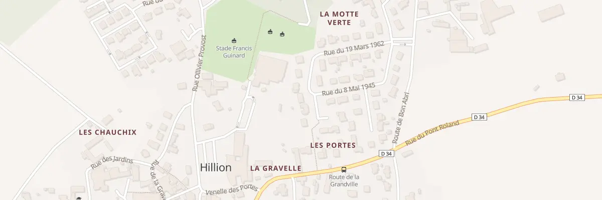 Plan du 8 Rue des Portes à Hillion
