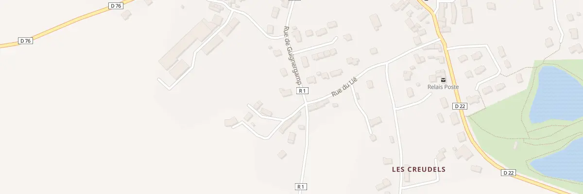 Plan du 6 Rue de Guignergamp à Plouguenast-Langast