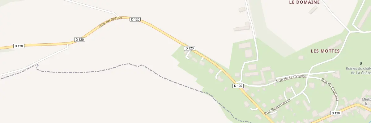 Plan du 45 Rue de Rohan à La Chèze