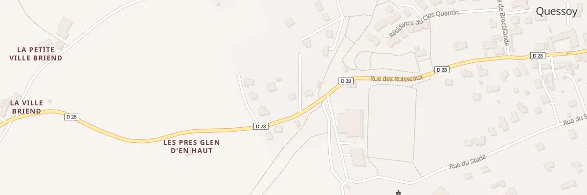 Plan du 28 Rue des Ruisseaux à Quessoy