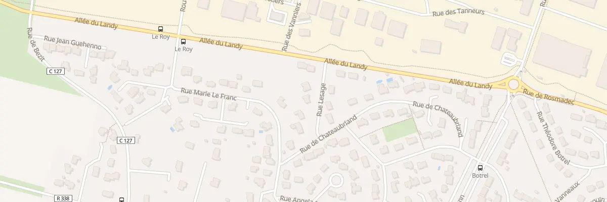 Plan du 4 Rue Lesage à Theix-Noyalo