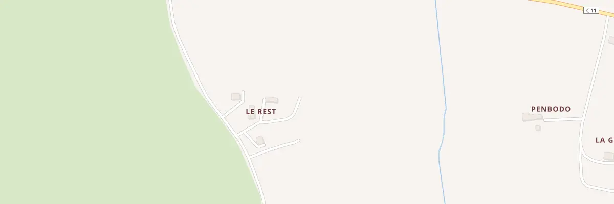 Plan du Reste à Plaudren