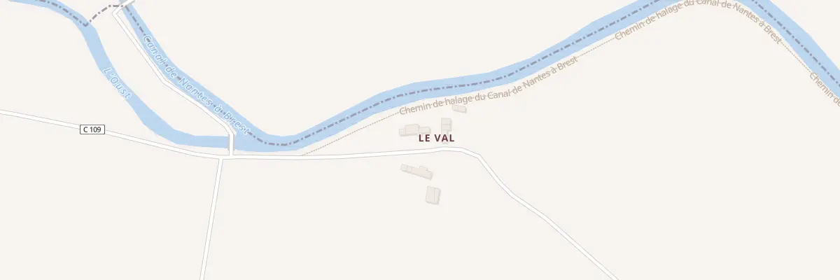 Plan du 5128 Le Val à Pleugriffet