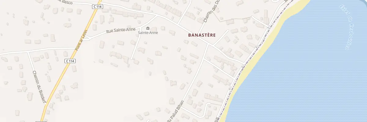 Plan du 8589 Rue du Palud Bihan à Sarzeau