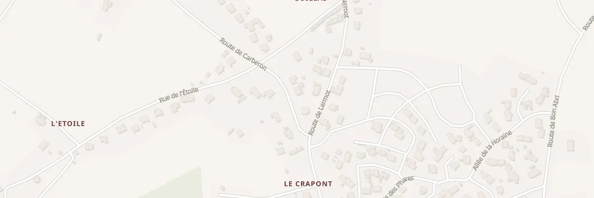 Plan du 2 Rte de Carberon à Hillion