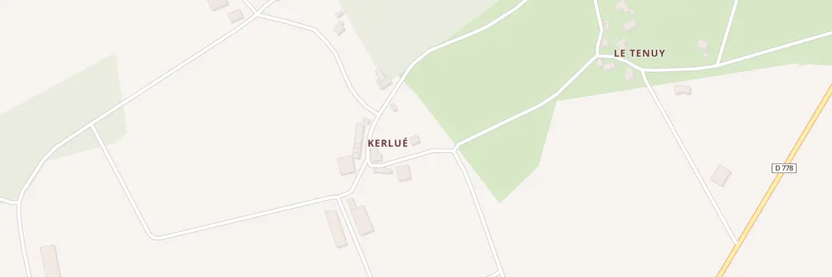 Plan du 5176 Kerlué à Billio