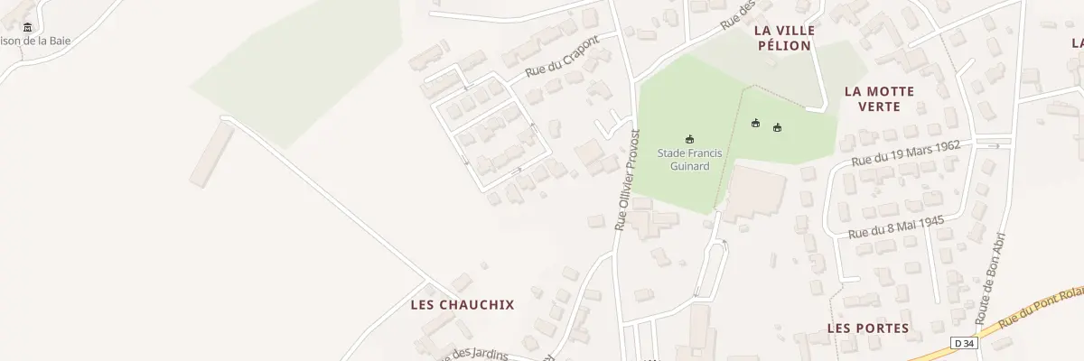 Plan du 8 Rue des Dunes à Hillion