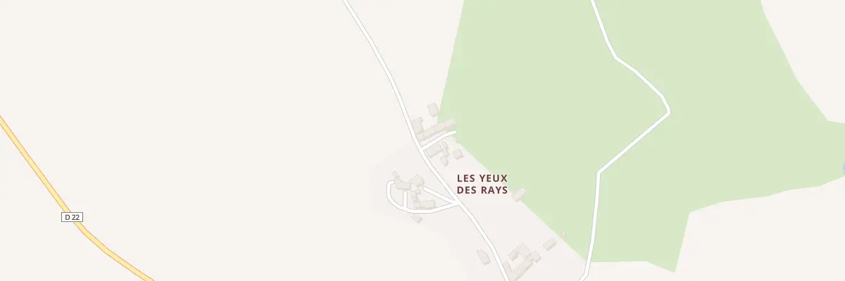 Plan du 44 Les Yeux des Rays à Plouguenast-Langast