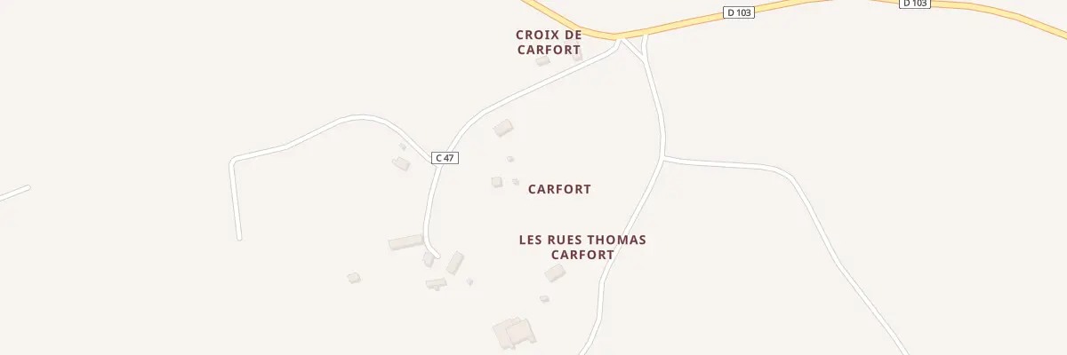 Plan du 20 Carfort à Plémy