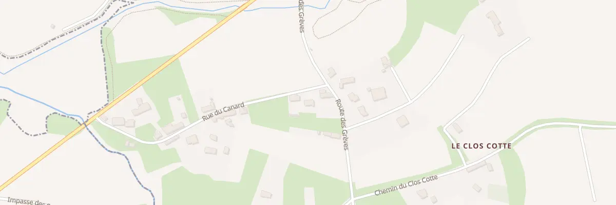 Plan du 1 Rue du Canard à Hillion
