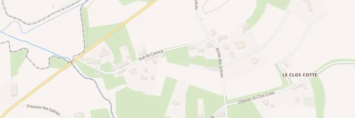 Plan du 5 Rue du Canard à Hillion