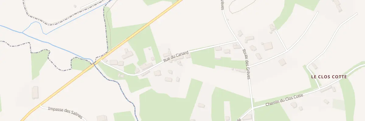 Plan du 7 Rue du Canard à Hillion