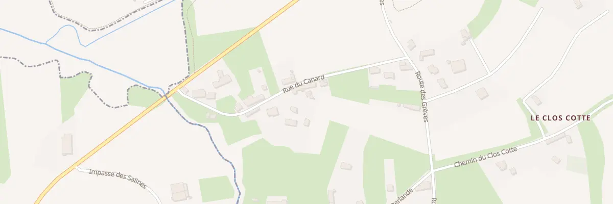Plan du 9 Rue du Canard à Hillion