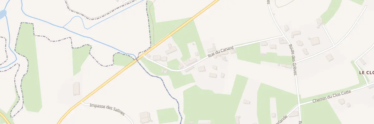 Plan du 8 Rue du Canard à Hillion