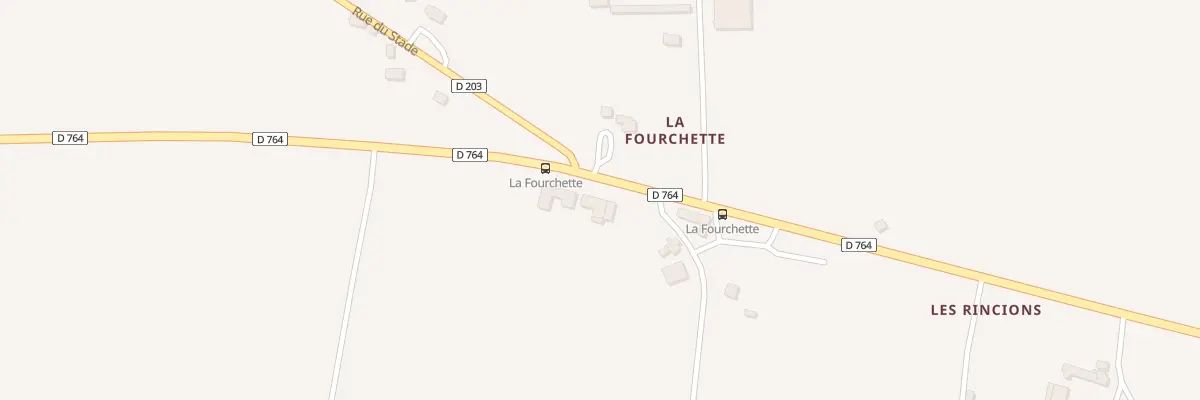 Plan du 5207 La Fourchette à Pleugriffet