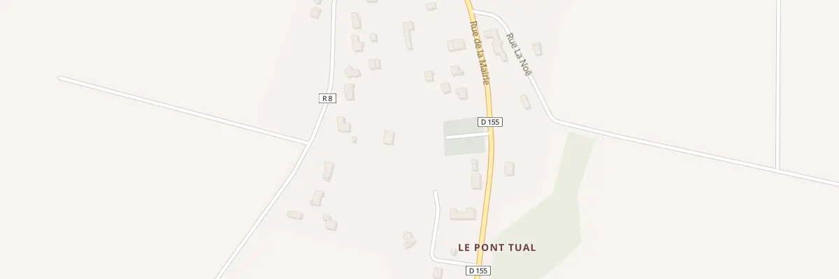 Plan du 2 Le Pont Tual à Buléon