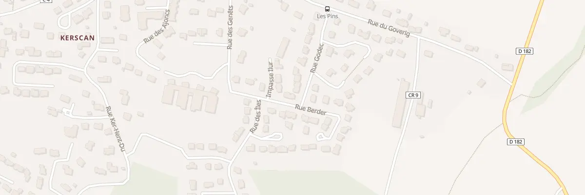 Plan du 3B Rue de Berder à Monterblanc