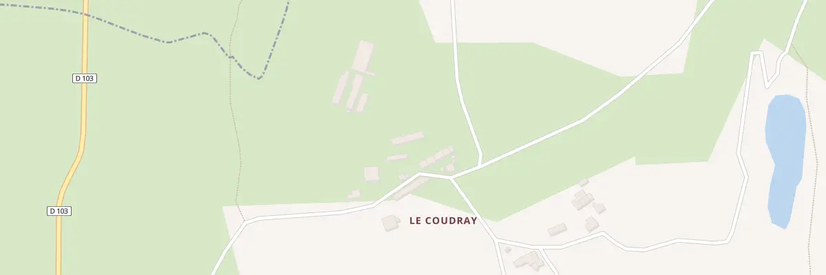 Plan du 5 Le Coudray à Plémy