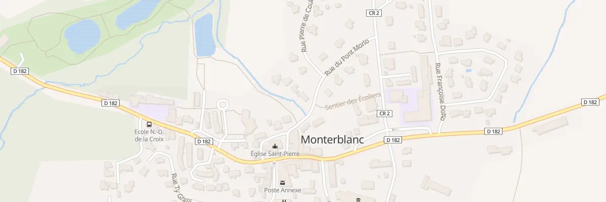 Plan du 1 Rue Lucien Le Guevel à Monterblanc