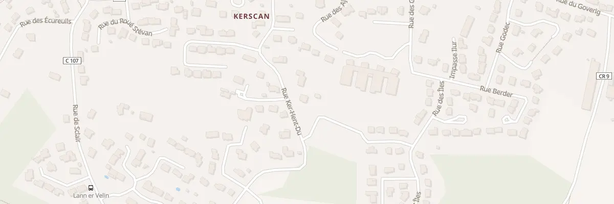 Plan du 17 Rue de Ker Hent du à Monterblanc