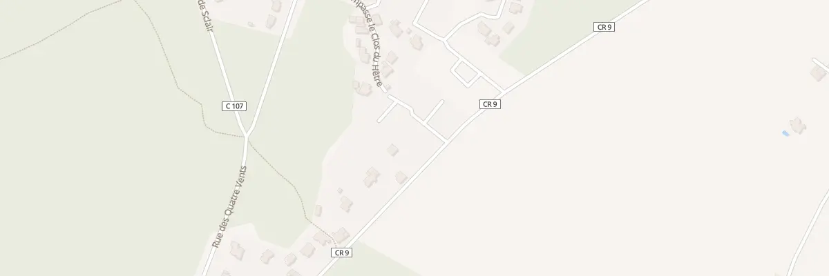 Plan du 10 Rue des Noisetiers à Monterblanc