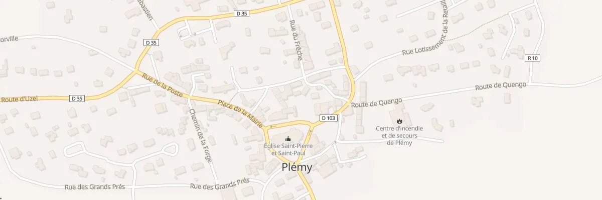 Plan du 8 Rue Sous le Chêne à Plémy
