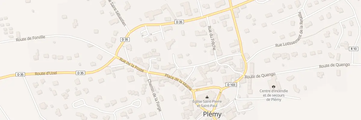 Plan du 1 Rue Sous le Chêne à Plémy