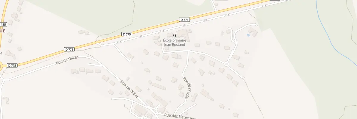 Plan du 1 Imp de l’Ecole à Saint-Nolff