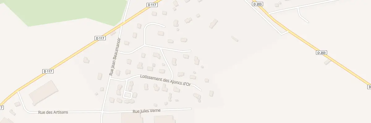 Plan du 11 Res des Ajoncs d’Or à Pleugriffet