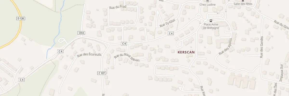 Plan du 13 Rue de Kerentrec’h à Monterblanc