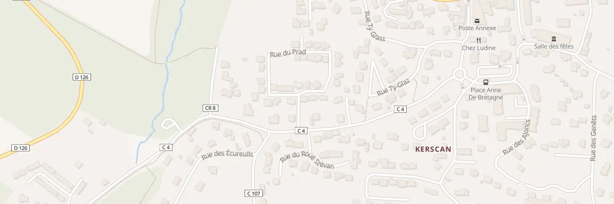 Plan du 2 Rue du Prad à Monterblanc