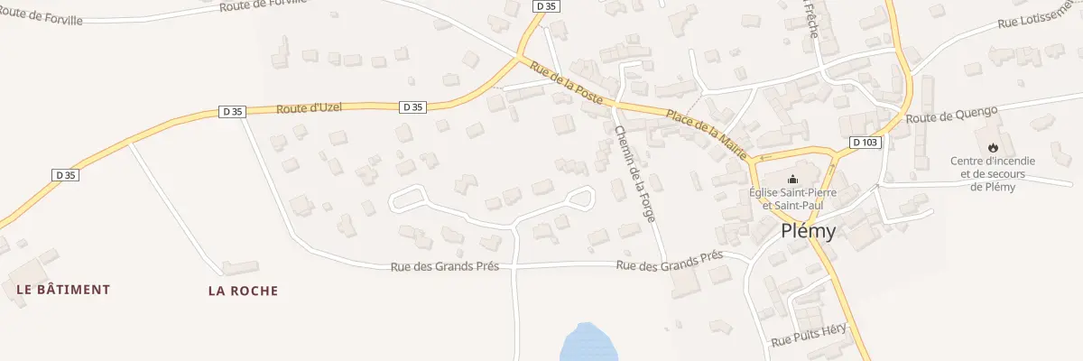 Plan du 7 Lot de la Roche à Plémy
