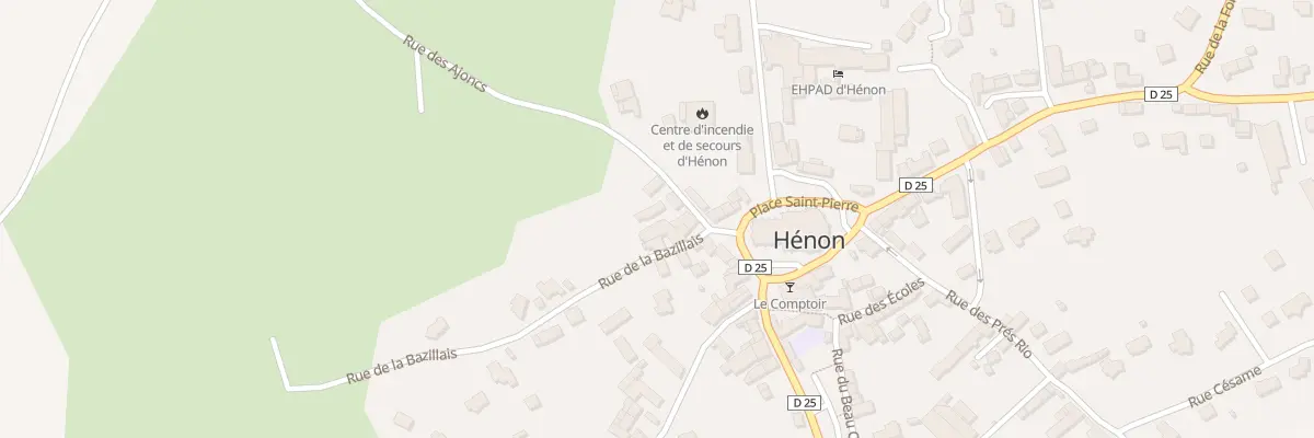 Plan du 5298 Le Bourg à Hénon