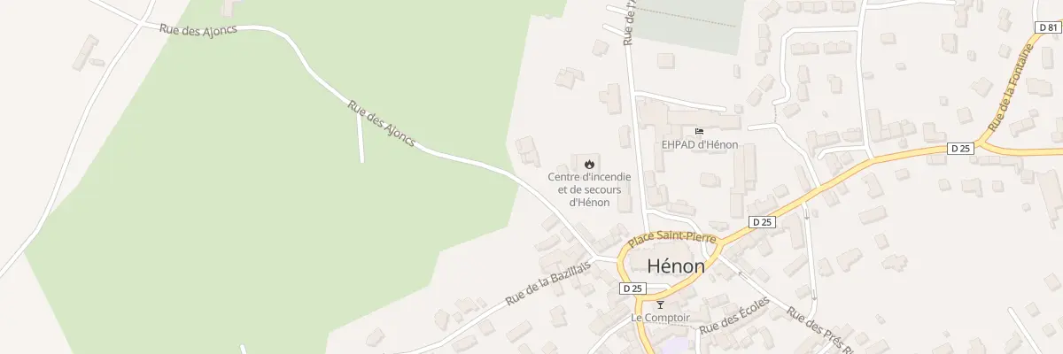Plan du 4 Rue des Ajoncs à Hénon
