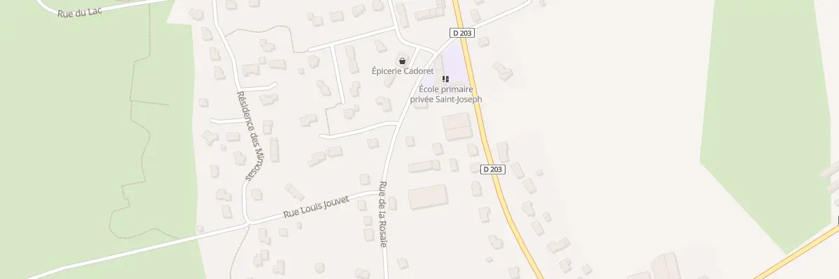 Plan du 3 Rue de la Rosaie à Pleugriffet